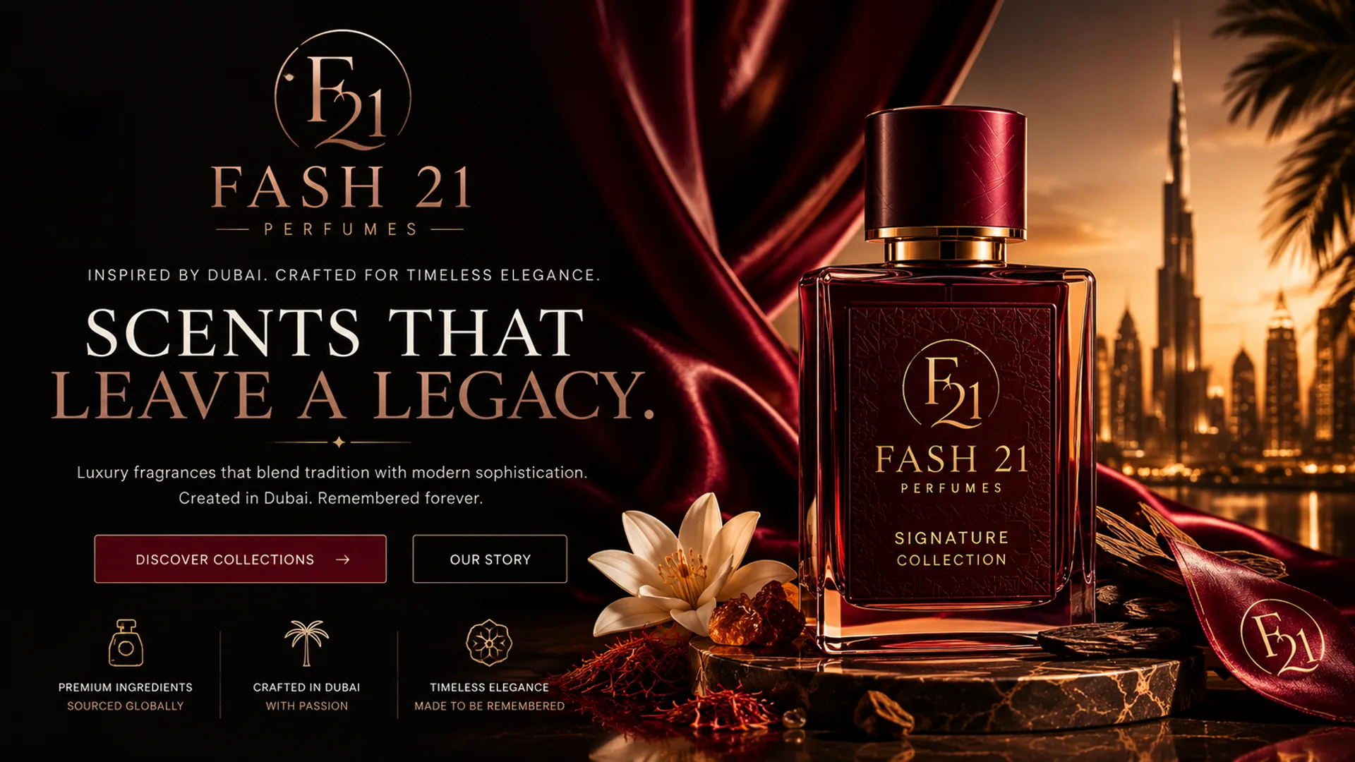 Fash 21 Perfumes — Signature Collection inspired by Dubai